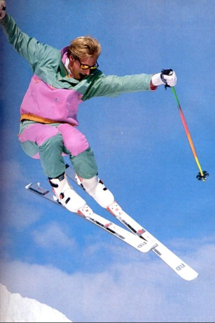 Retro ski jump