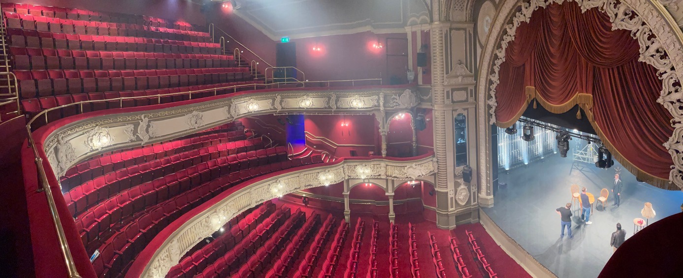 Lyric Hammersmith — filming Mr Theatre Comes Home Different