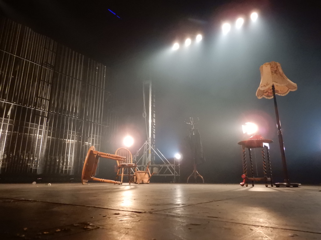 Mr Theatre Comes Home Different — on set at the Lyric Hammersmith